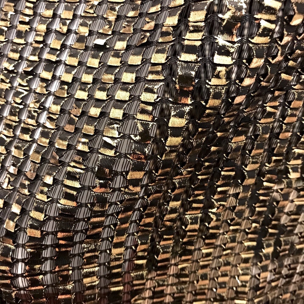 H&M Gold Mesh Top - Picture 2 of 5